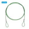 Unique Bargains Stainless Steel Stage Lighting Luggage Locking Cables with Double Loops 3.3 Ft - 3 of 4