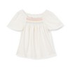 Lands' End Kids Short Sleeve Smock Flutter Top - 2 of 3