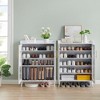 Garvee Shoe Storage Cabinet for Entryway, 5-Tier Shoe Rack Storage Organizer with Glass Doors & Adjustable Shelves for Closet, Hallway, Living Room - 4 of 4