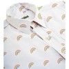 Tipsy Elves Men's Pride Button Down Shirt – Short Sleeve Rainbow Shirt for LGBTQ Festivals, Parades, and Summer Outfits - 2 of 4