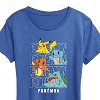 Women's - Pokémon - Stacked Logo Pikachu And Friends Short Sleeve Graphic T-Shirt - 2 of 4