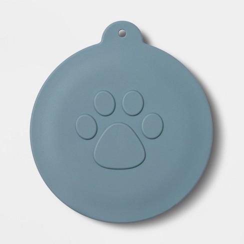 Silicone Canned Cover For Wet Cat Food Blue Boots Barkley