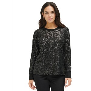 Calvin Klein Womens Sequin Pullover Sweater - 1 of 1