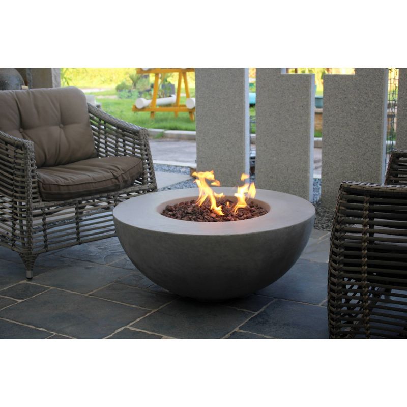 Roca 34&#34; Outdoor Fire Pit Propane Table Backyard Patio Heater - Elementi, 3 of 7