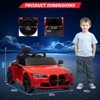 12V Kids Electric Ride on Car, 3 Speeds Electric Vehicle Toy with Remote Control, Ride on Toy with LED Lights & Music - 2 of 4