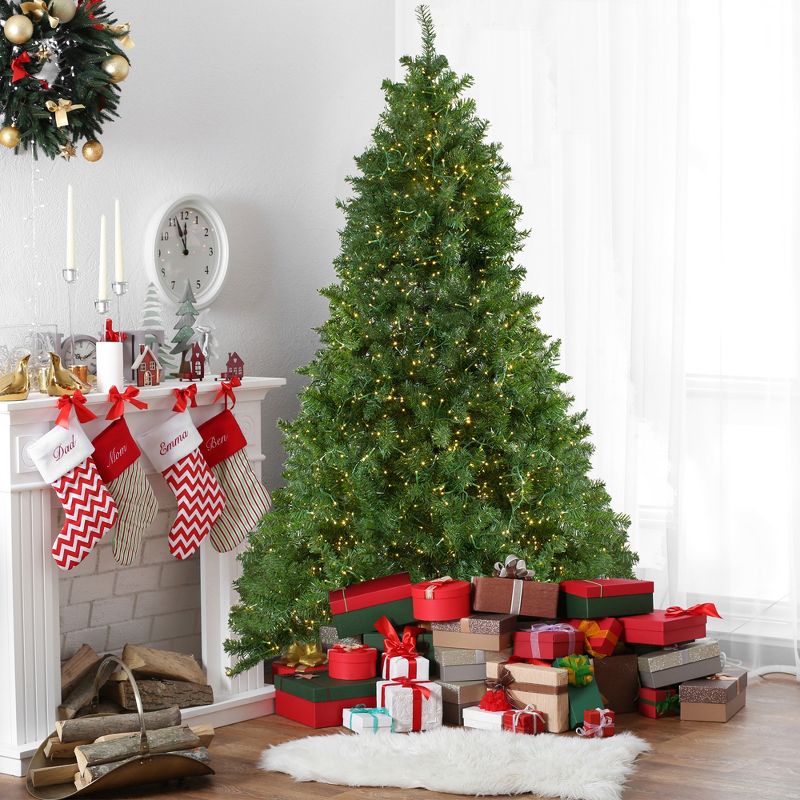 Northlight 7.5' Pre-Lit Artificial Christmas Tree Pike River Fir - Multi-Color LED Lights, 3 of 10