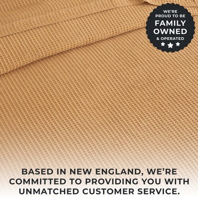 Marigold Cotton Waffle Weave Machine Washable Throw Blanket
