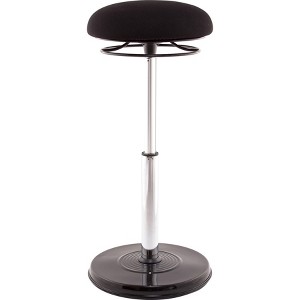 Kore Design Office PLUS Sit-Stand Adjustable Chair 21.5-32in, Fabric Black - 1 of 3
