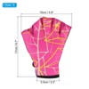 Unique Bargains Swimming Diving Resistance Webbed Training Printing Aquatic Gloves 1 Pair - 2 of 4