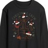 Men's - Winnie the Pooh - Tigger, Pooh, Eeyore, & Piglet Christmas Crew Long Sleeve Graphic T-Shirt - 2 of 4
