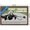 Trends International Star Wars: New Vintage - Speeder Bike Framed Wall Poster Prints - 3 of 4