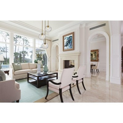 Clear Glass and Brushed Nickel 3-Light Pendant