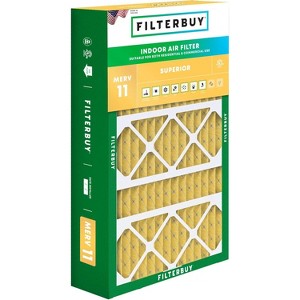 Filterbuy 17x26x4 Air Filter (1-Pack), Pleated MERV 11 Allergen Defense Replacement HVAC AC Furnace Air Filters Replacement for Lennox - 1 of 4