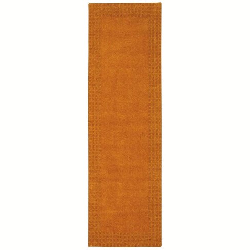 Kathy Ireland Ki07 Cottage Grove Ki700 Orange Area Rug 2 3 X 7 6