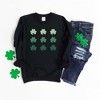 Simply Sage Market Women's Graphic Sweatshirt Clover Chart St. Patrick's Day - 3 of 3