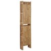 vidaXL 5-Panel Bamboo Room Divider - Folding Privacy Screen for Indoor/Outdoor Use 78.7" Width x 70.9" Height - 3 of 4