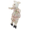 Gallerie II 11" Cream, Pink and Green "Liam" the Lamb Boy Sitting Spring Figure - 2 of 4