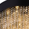 CWI Lighting Medina 15 Light Drum Shade Chandelier With Black Finish - 4 of 4