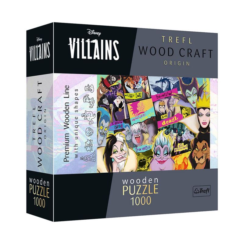 Trefl Disney Villains Woodcraft Jigsaw Puzzle - 505pc: Fantasy Theme, Irregular Shapes, Eco-Friendly Packaging, 2 of 8