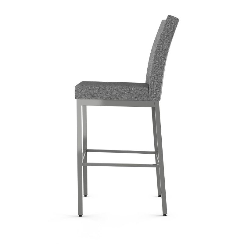 Amisco Perry Upholstered Barstool Gray, 4 of 8
