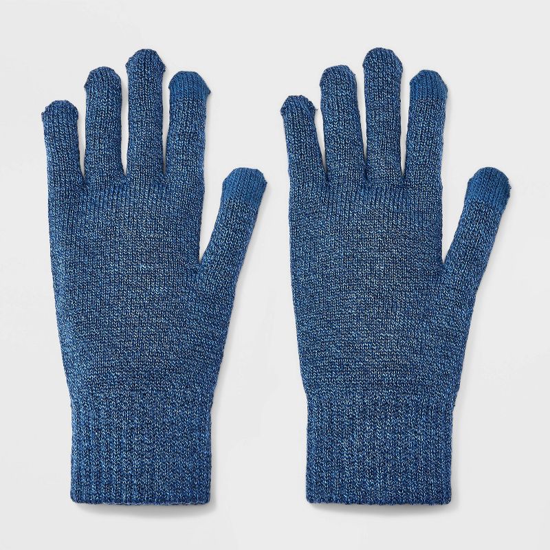 Men&#39;s Knit Touch Gloves - Goodfellow &#38; Co&#8482; One Size, 1 of 5