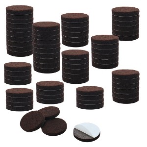Unique Bargains Felt Self-stick Non-slip Anti-scratch Round Furniture Floor Pads 70 Pcs - 1 of 3