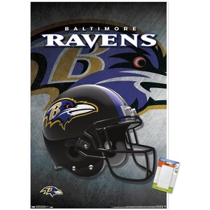 Trends International NFL Baltimore Ravens - Helmet 16 Unframed Wall Poster Prints - 1 of 4