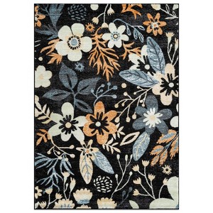 World Rug Gallery Beige Multi Garden Floral Indoor Area Rug - 1 of 4