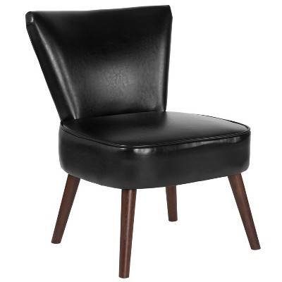Flash Furniture HERCULES Holloway Series Black LeatherSoft Retro Chair