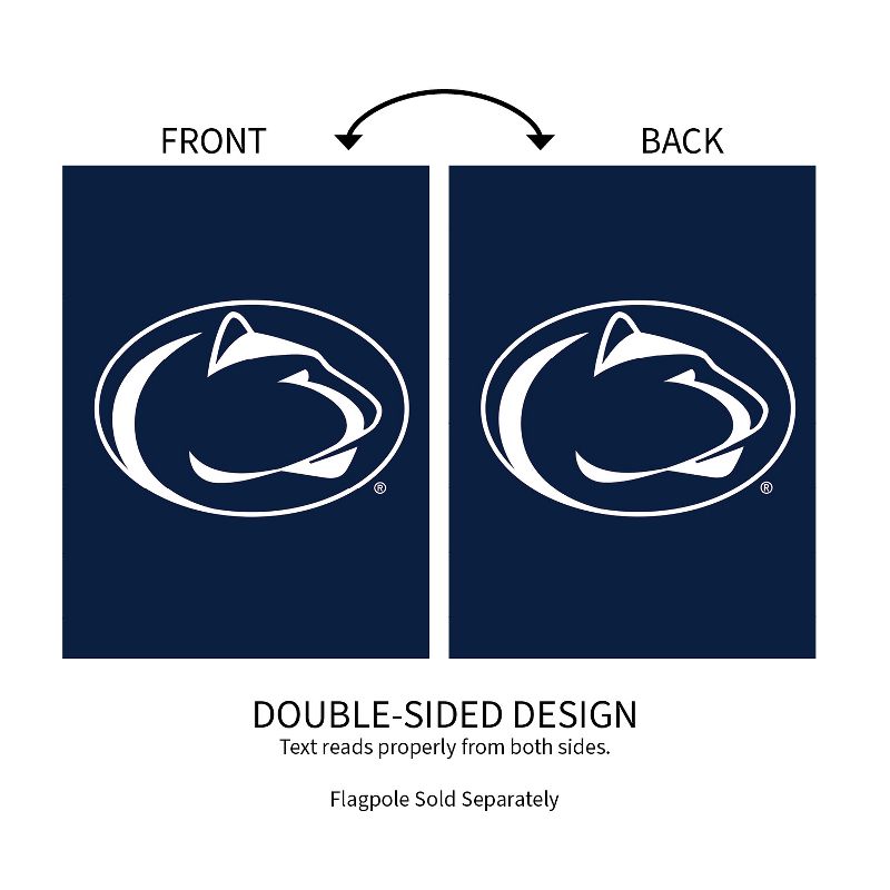 Evergreen Penn State Garden Applique Flag- 12.5 x 18 Inches Outdoor Sports Decor for Homes and Gardens, 4 of 8