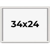 PosterPalooza | Shadow Box 1.5" Depth Silver Picture Frame - UV Acrylic, Backing Board, Hanging Hardware - 2 of 4