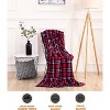 Elegant Comfort Super Soft Christmas Prints Blanket Home D¨¦cor, Warm Cozy Throws for Winter Bedding. - 3 of 4