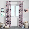 Bacati - Emma Coral/Mint/Navy Kilim Curtain Panel - 2 of 4