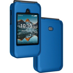 Nakedcellphone Case for Consumer Cellular IRIS EASY Flip Phone / Boost Mobile Summit Flip 4G - Hard Shell Cover - 1 of 4