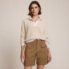 Lands' End Women's Cool Fade High Rise 7" Cargo Shorts - 4 of 4