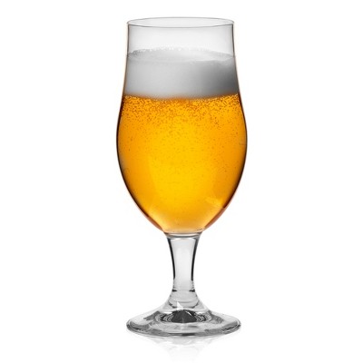 Libbey Craft Brews Belgian Ale Beer Glasses, 16.5 ounce, Set of 6