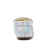 Kids Fuzzy Lined Shimmer Moccasin Slippers - 4 of 4