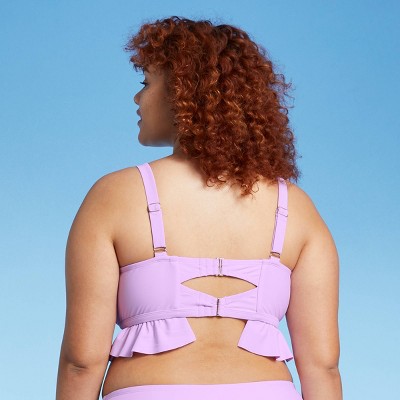 Plus Size Bralette Swim Top