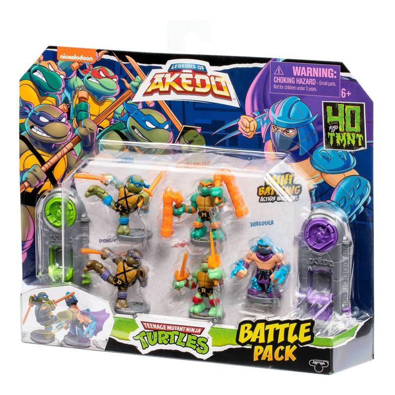 Akedo Teenage Mutant Ninja Turtles Battling Action Mini Figure Pack (Target Exclusive), 5 of 14