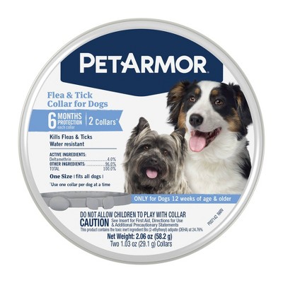 Pet Armor Flea and Tick Collar for Dogs - 2ct