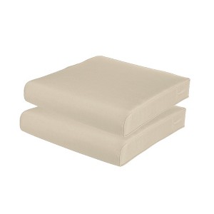 Aoodor Outdoor Chair Cushion, Fade-resistant Polyester, Removable Cover with Hidden Zipper,  Set of 2 - 1 of 4