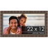 PosterPalooza | 22x12 Modern Bamboo Picture Frame, UV Acrylic, 5 Finishes - 2 of 4