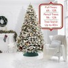 Casafield Water Hyacinth Christmas Tree Collar, Woven Tree Base Cover with Cord Cut Out - 2 of 4