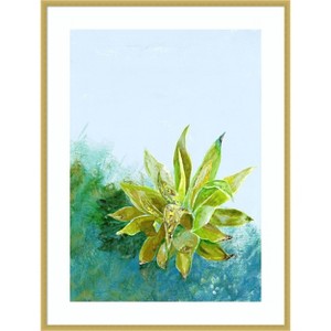 Amanti Art Coastal Queen 1a by Elan Studios Wood Framed Wall Art Print - 1 of 4