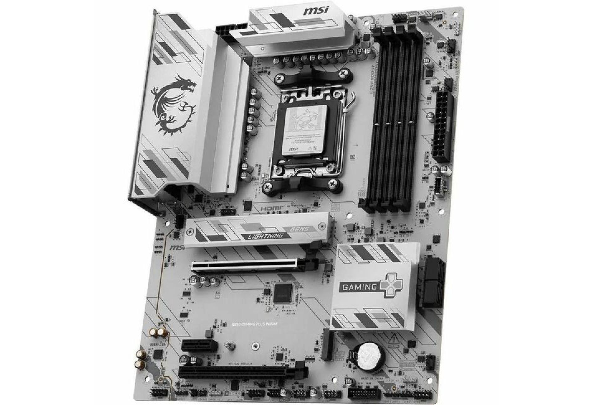 MSI B850 GAMING PLUS WIFI6E Gaming Desktop Motherboard - AMD B850 Chipset - Socket AM5 - ATX - Ryzen 9, Ryzen 7 Processor Supported