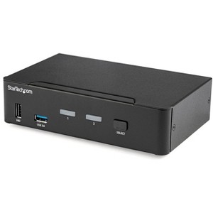StarTech SV231DPU34K KVM Switch 2-Port DisplayPort 4K 60Hz - 1 of 1