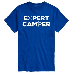 Men's - Instant Message - Camping Short Sleeve Graphic T-Shirt - 1 of 4