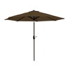 WestinTrends 9 Ft Outdoor Patio Market Table Umbrella with Decorative Round Resin Base - 2 of 3