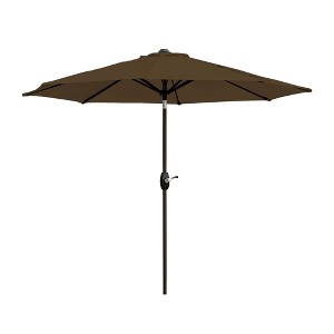 WestinTrends 9 Ft Outdoor Patio Market Table Umbrella with Tilt and Crank - 1 of 4