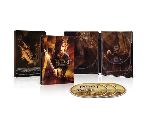 The Hobbit: The Desolation of Smaug Extended Edition (Blu-ray/UV) (Steelbook) - Target Exclusive